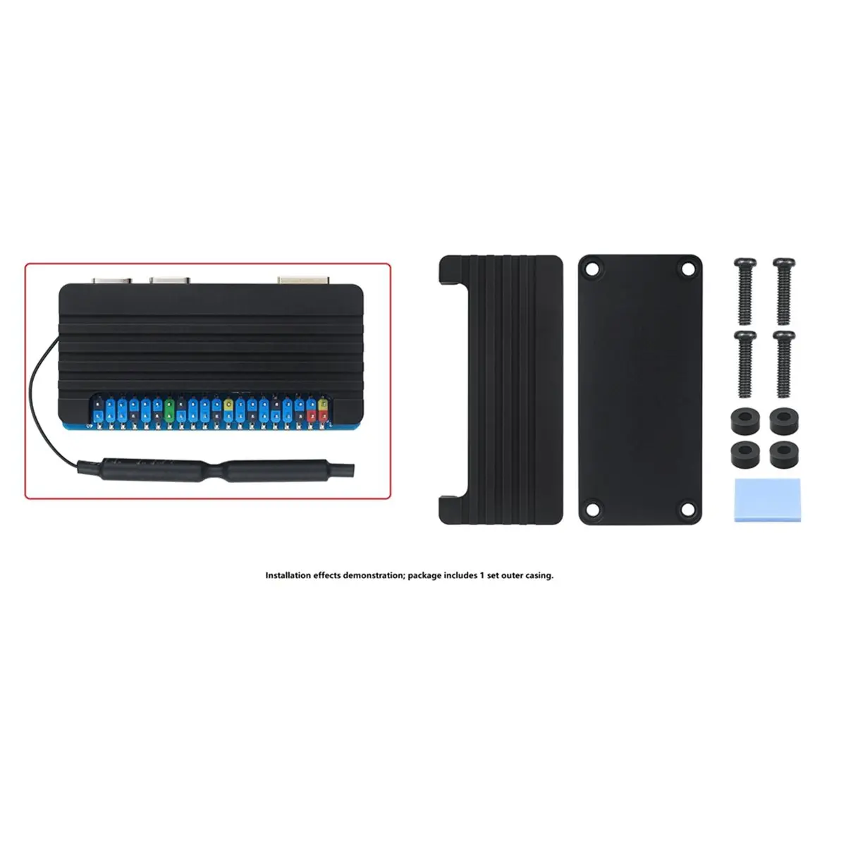 【POPULAR PICK】-For Zero 3W Aluminum Case Metal Shell Passive Cooling Heatsink Protective Box Enclosure Cover