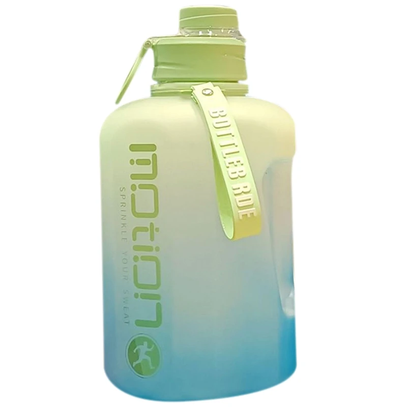 

LALA 2 Liter Sports Water With Scale Capacity Fitness Kettle Outdoor Gradient Plastic Portable Reusable Water