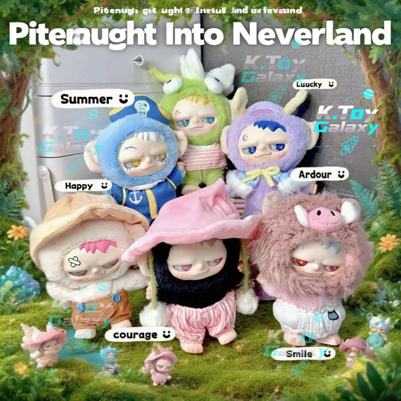 

Серия Pitenaught Into Neverland, слепая коробка, виниловая плюшевая кукла SJD, милая загадочная коробка, коллекция брелок, сумка-сюрприз, подвески, игрушки