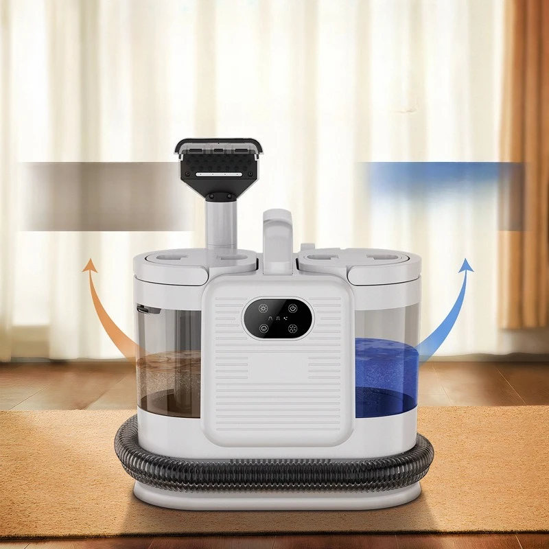 

Steam fabric cleaning machine, household high temperature double water tank spray suction sofa carpet car seat