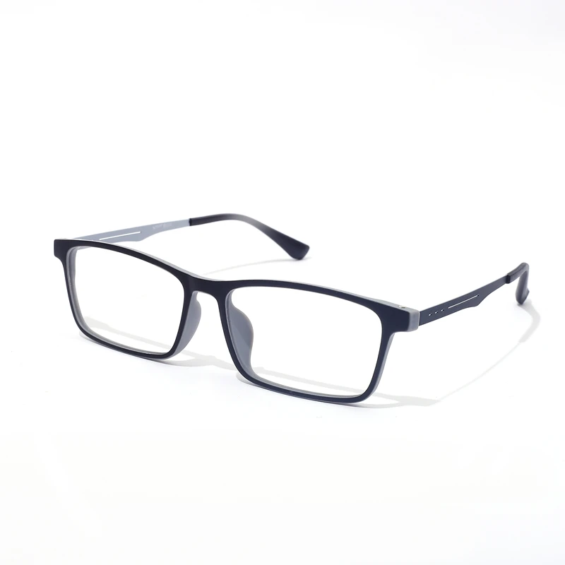 Super Light Comfortable Rubber Titanium Eyewear Square Glasses Frame Myopia Optical Prescription Glasses Frame Men and Women