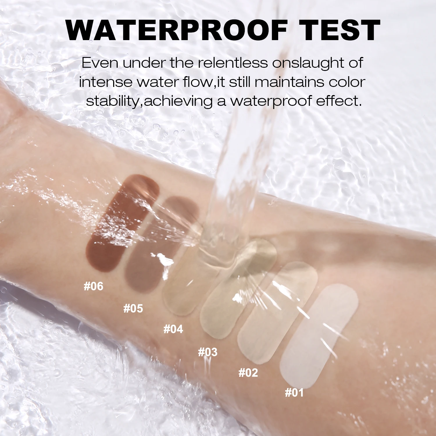 YOUNG VISION 4pcs Combo Set Highlighting & Contouring Powder Natural Highlighting & Concealer Foundation Makeup Bag