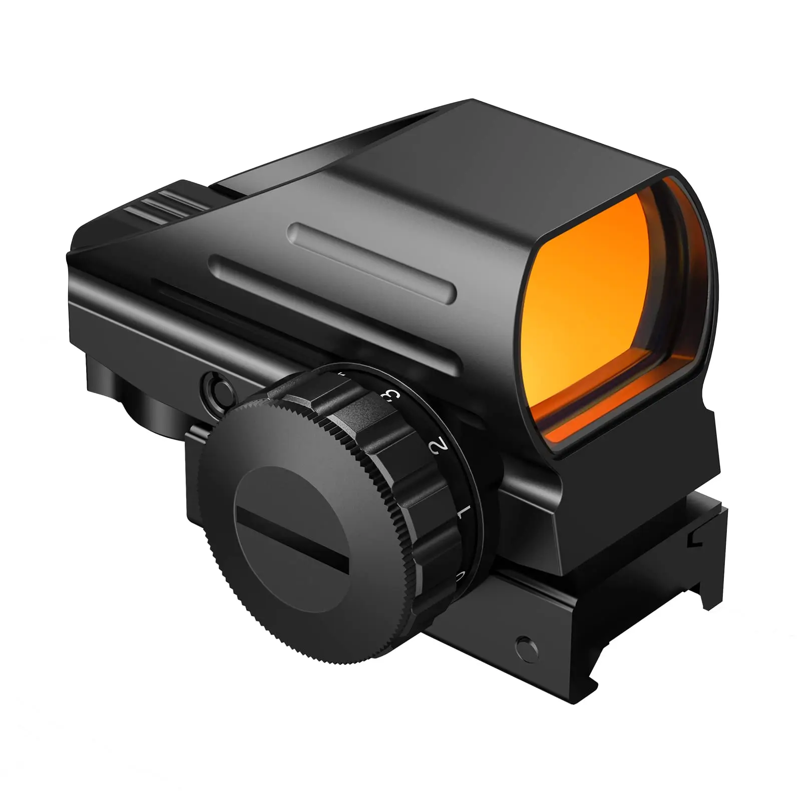 

Riflescope Wide View Scope Hunting Reflex Sight 11 Level Brightness Unlimited Eye Relief with 4 Reticles Red Dot 20MM