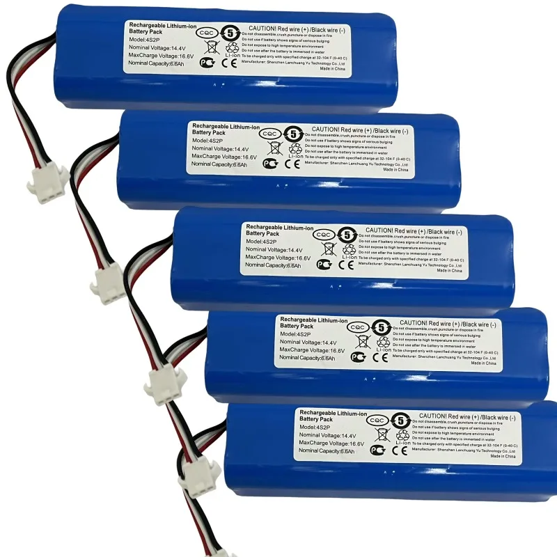 14.4V 5200mAh Li-ion for Roidmi Q6 Battery EVE EVA EVE PLUS SDJ01RM Robot Vacuum Cleaner Accessories Xiaomi Spare Parts
