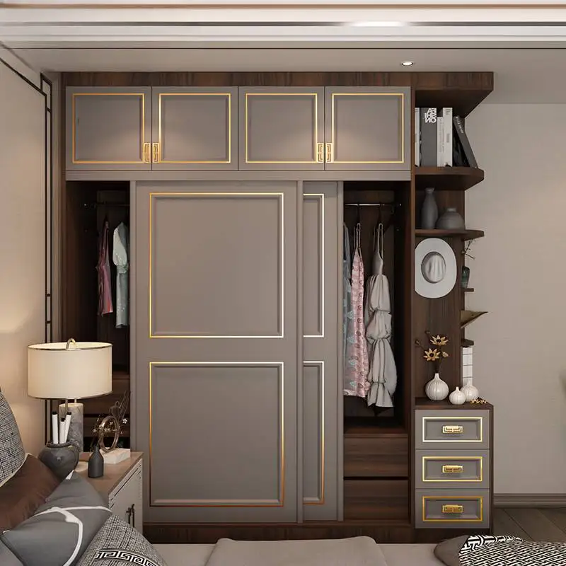 

Nordic Modular Wood Wardrobes Tall Orgnizer Big Clothes Bedroom Wardrobes Closet Storage Wooden Ropero De Ropa Furniture Home