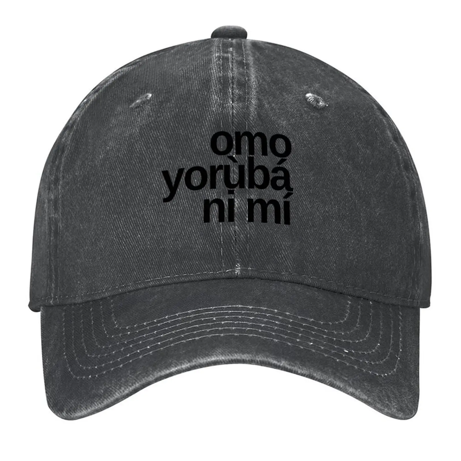 

Omo Yoruba Ni Mi Baseball Cap Golf Wear luxury caps Hip Hop western Hat Women's Hats Men's