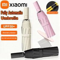 Xiaomi 24 Bone Folding Umbrella Fully Automatic Double Bone SPF 50 UV Protection Rain Resistance Strong Wind Resitance Umbrella