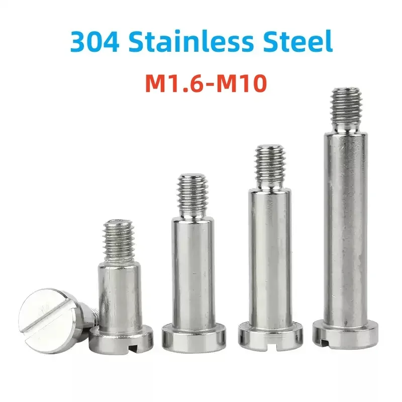 M1.6 M2 M2.5 M3 M4 M5 M6 M8 M10 304 Stainless Steel Slotted One-word Slot Positioning Shoulder Step Screw One-word Bearing Bolt