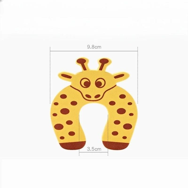 1/2pcs Baby Safety Door Stopper for Newborn Furniture Protection Anti-pinch Hand Cute Animal Care Child Lock Finger Protector