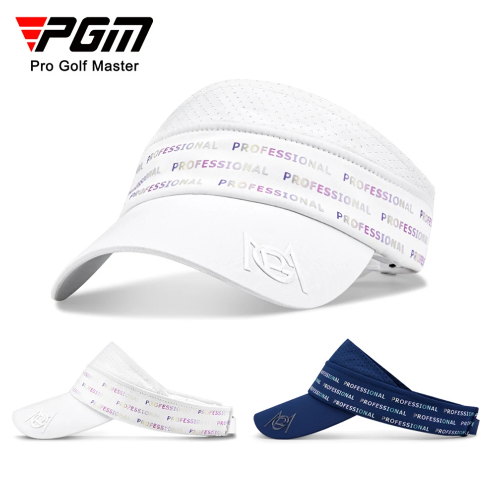 PGM New Golf Hat Women's Sunscreen Without Top Hat, Breathable and Sweat Absorbing Duckbill Cap,Golf Sports Equipment