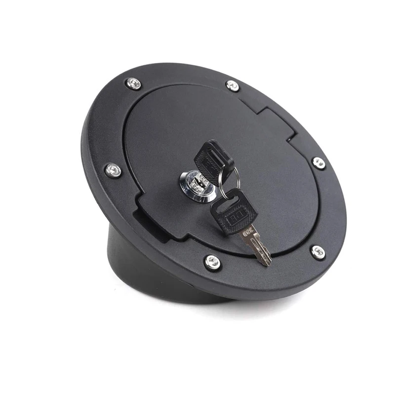 

Крышка топливного бака для Jeep Wrangler JK JKU 2007-2018, крышка топливного бака, авто, алюминиевый сплав, ABS, крышка топливной бака, крышка бака, черная