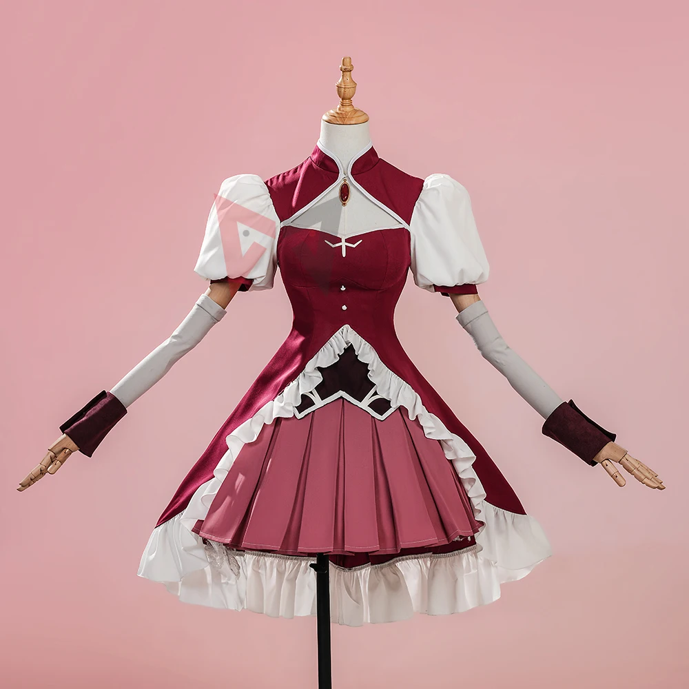 

New Puella Magi Madoka Magica Sakura Kyouko Cosplay Costume Shirt Skirt For Game Party Halloween Custom Made