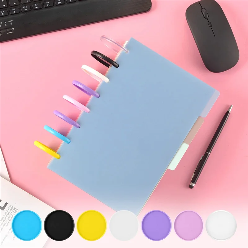 Диски расширения Discbound, цветные кольца для переплета, переплет для книг, диски расширения Discbound для тетрадей, планировщика, скрапбукинга, прочный