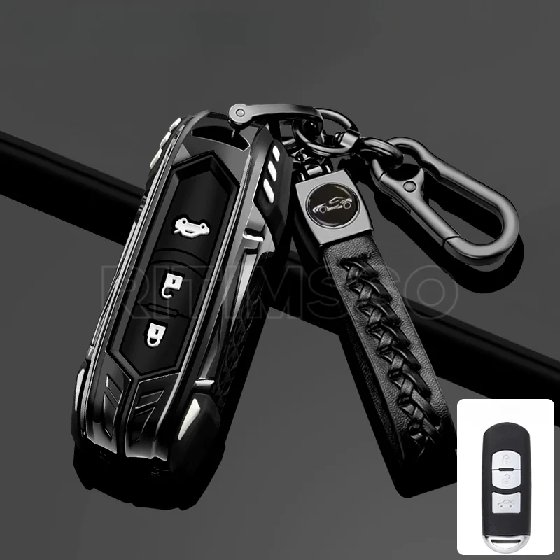 سبائك الزنك سيارة مفتاح بعيد غطاء لمازدا 2 3 5 6 BL BM GJ Atenza Axela Demio CX-3 CX3 CX-5 CX5 CX7 CX-9 CX8 اكسسوارات