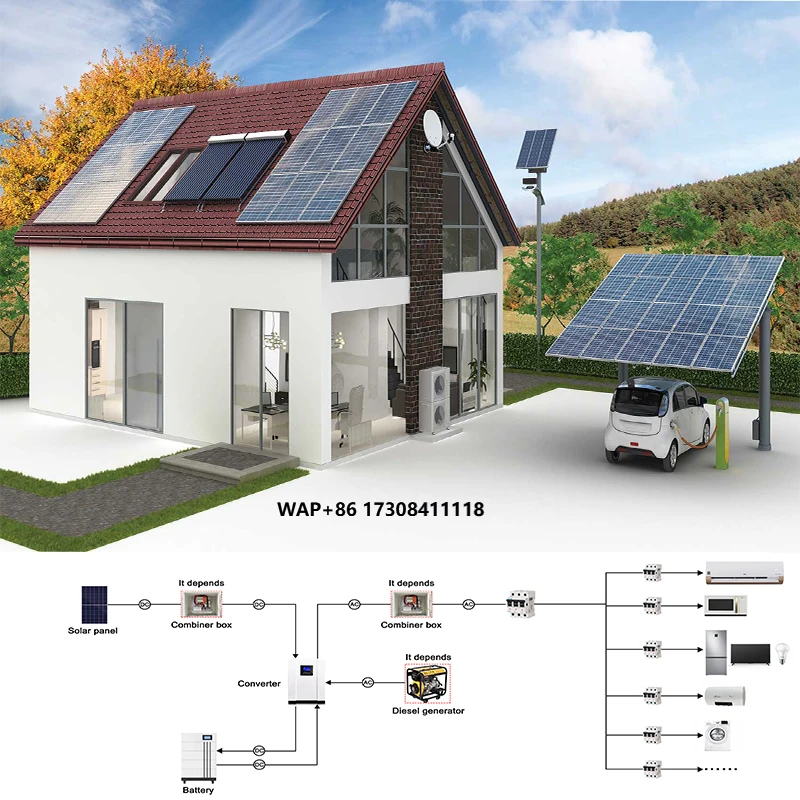 

Complete Set 10Kw Solar Panels System 5000 W Off Grid Solar System 5000 Watts Solar Energy Home System 10KWh ESS PV