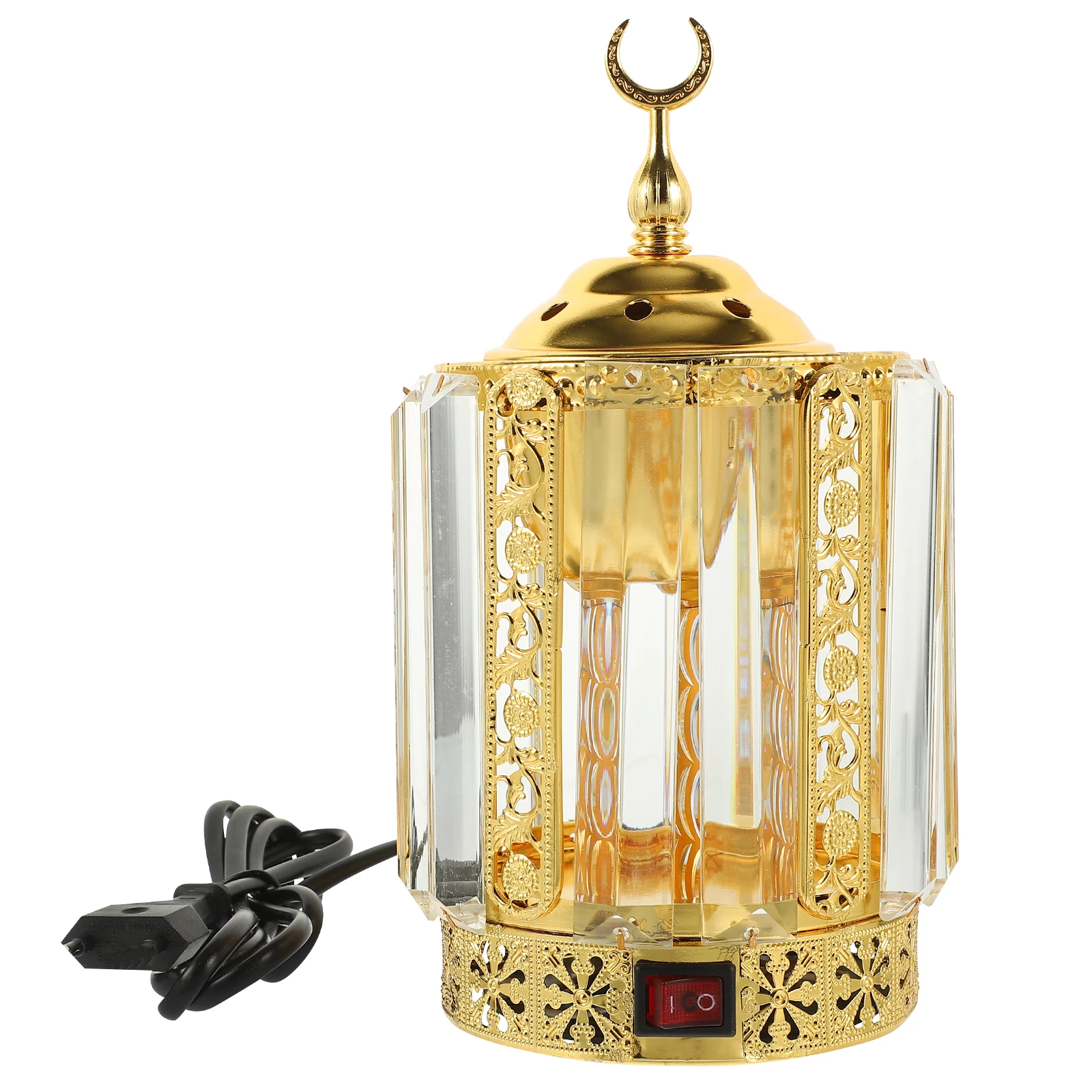 

Electric Incense Burner Decorative Metal Censer Middle Eastern Style Home Office Yoga Teahouse Stove