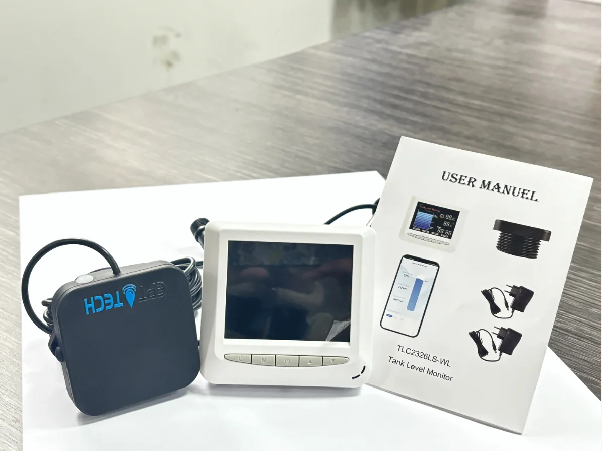 Smart Water Level Sensor IoT, Contactless Long Distance Alarm Tank Water Detector for Home Leak Detection Pump Control