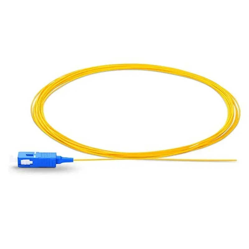 50PCS SC Connector Pigtails, SM G657A2 MM OM2/OM3/OM4/OM5 0.9MM 1.5 Meter Length LSZH Jacket Fiber Optic Pigtails Customizable