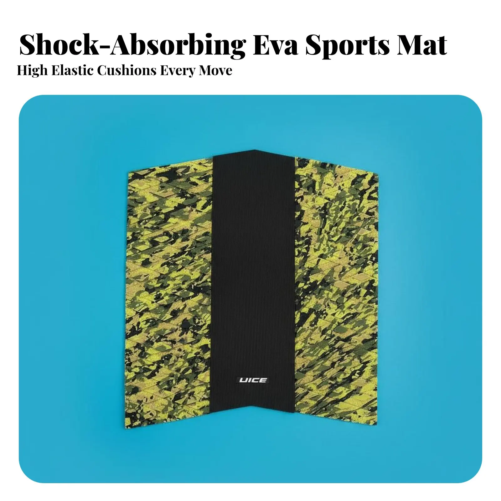 

Stand-up Paddleboard Grip Pad Non Slip Geometric Pattern Stomp Pad Foam Foam Deck Grip Strong Surfing Equipment Multi Use