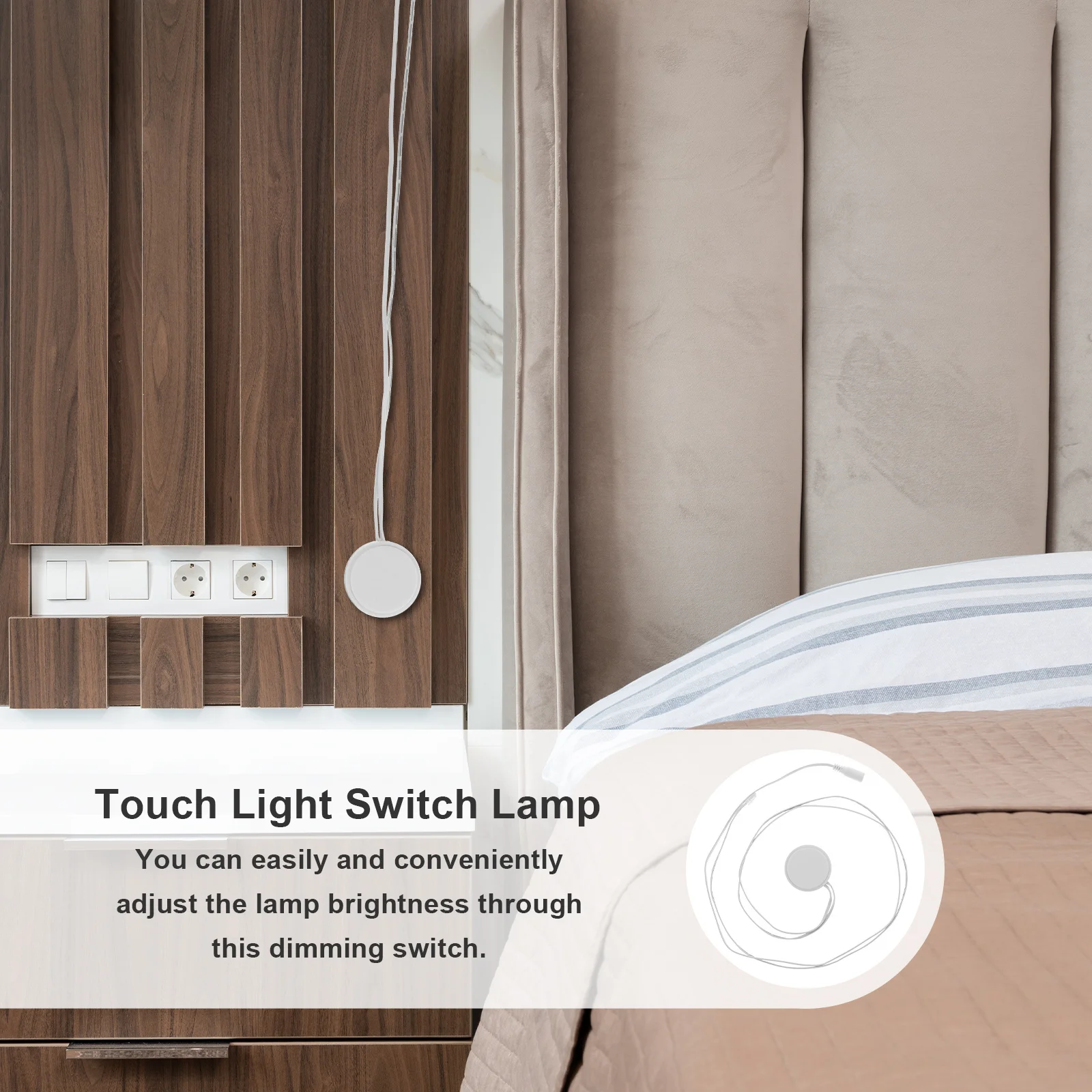 

1pcs Touch Dimmable Led Controller For Cabinet Closet Pantry Cupboard Drawer Wardrobe Lights Lamp Automation