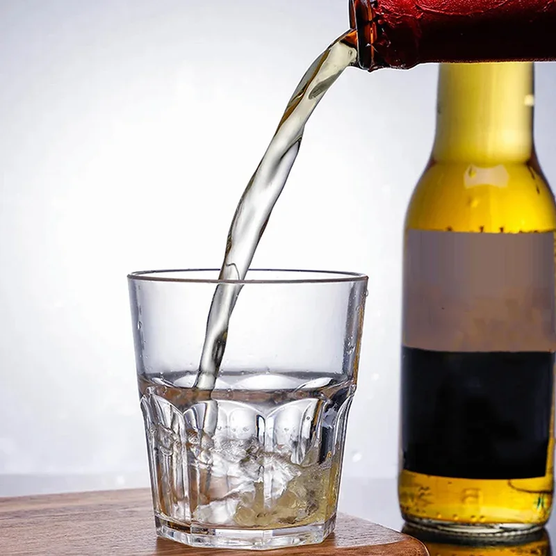 أكواب البيرة البلاستيكية الاكريليك شفافة مقاومة للسقوط أكواب سميكة النبيذ بار KTV الأعمال أكواب الشرب قابلة لإعادة الاستخدام لوازم المطبخ #5