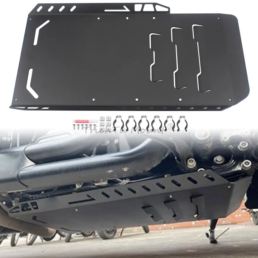 

Motorcycle Accessories Skid Plate Lower Engine Base Chassis Guard Kit For Harley Street Glide Road Glide CVO 121 Road Glide 2024