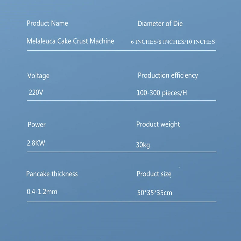 Автоматический дурианский слой кожи торта, весенний торт, блинная кожа, рулоновое полотенце, Луо, паровое яйцо, машина для изготовления клецок, блинная машина
