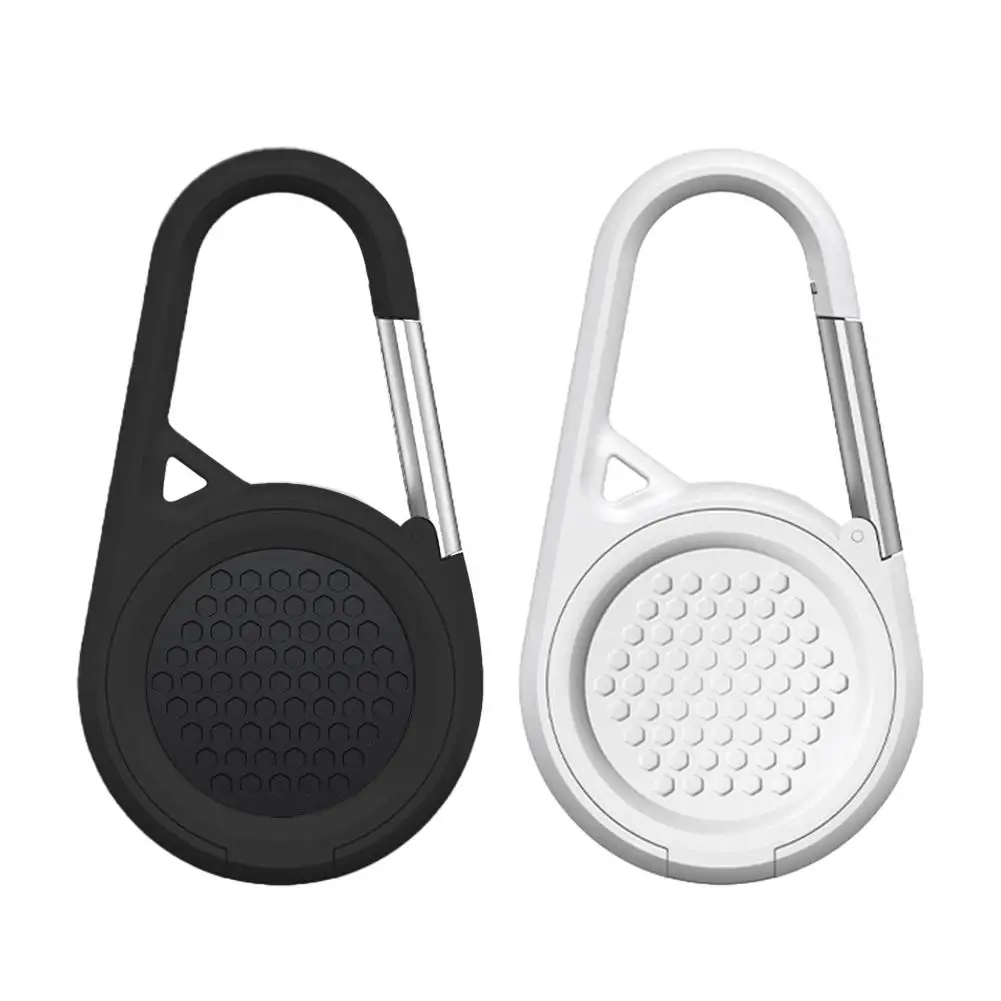 For Apple Anti-lost Device for airtag Shell Protective Cover Tracker Silicone Cover Hanging Buckle Spring Buckle Waterproof Q6S6