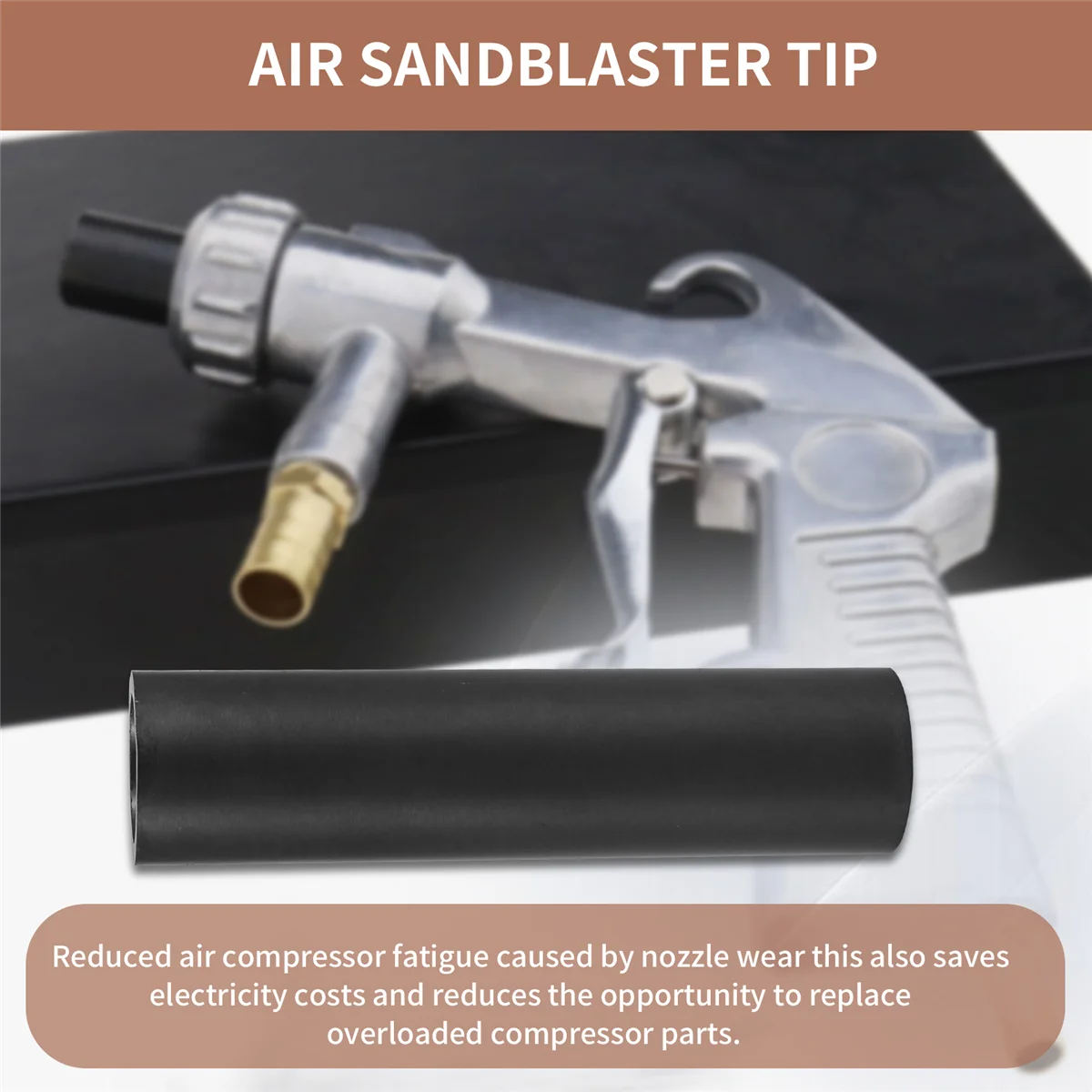 A88M 80X20X8mm فوهة كربيد البورون فوهة السفع الرملي، فوهات تفجير الرمل