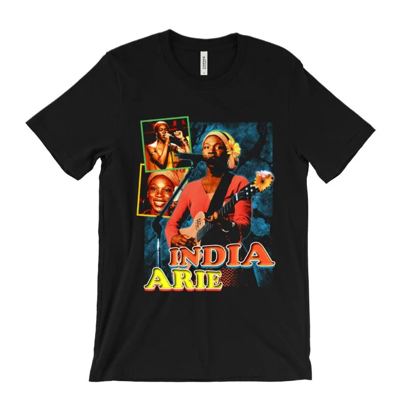 

India Arie T-Shirt Neo Soul Acoustic Brown Skin Video Erykah Badu