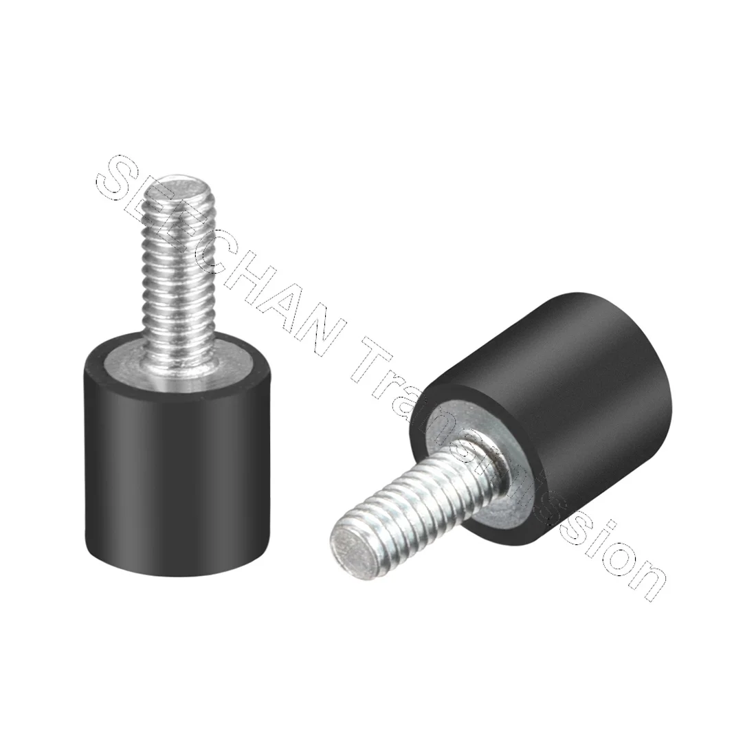 2Pcs M4 M6 M8 Rubber Shock Mounts Metal Anti Vibration Bobbin Isolator Damper Type VE Rubber Vibration Isolator for Water Pumps