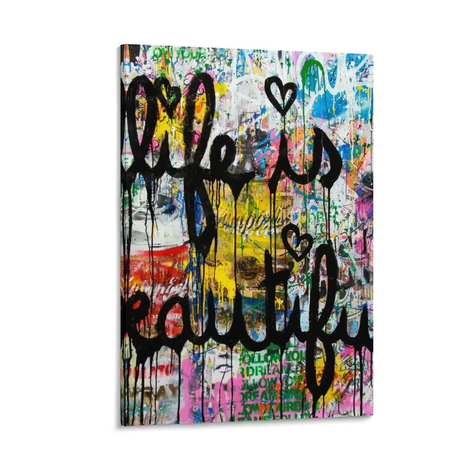 

Banksy Life Is Beautiful Canvas Painting house decorations poster mural Decoration wall wallpapers home decor