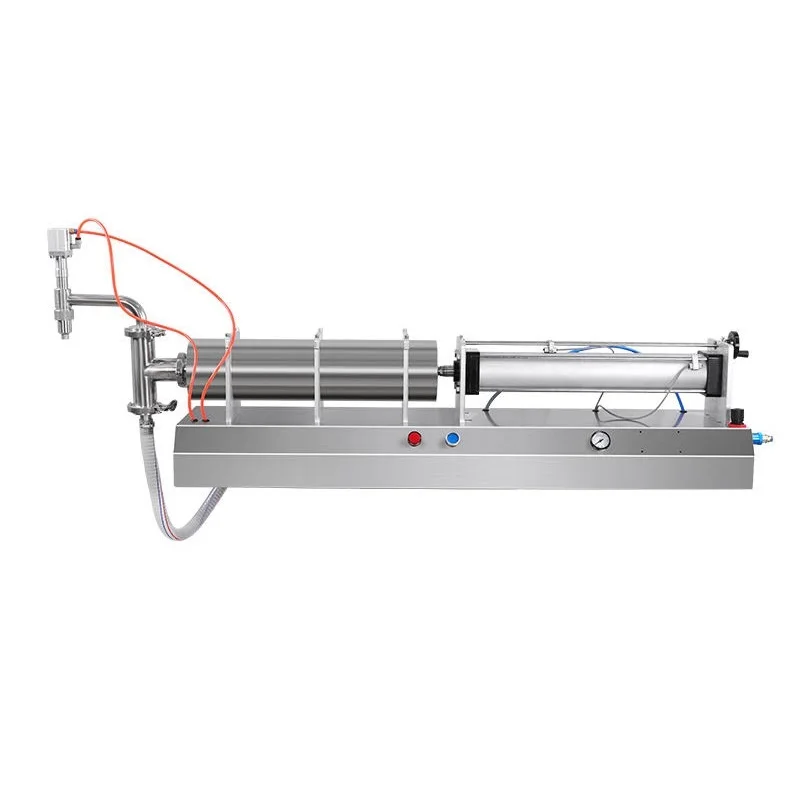 Numerical Control Stainless Steel Single Nozzle Semi-Auto Horizontal Filling Machine Liquid Water Juice Small Bag Glass Filler