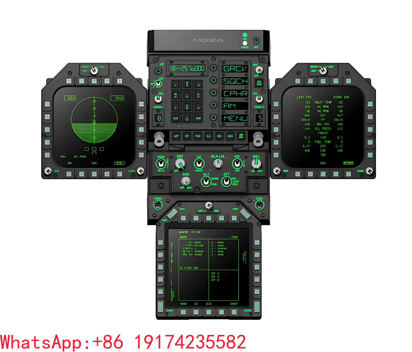 MOZA New Fmp18 Simulated Flight Fighter Panel Kit