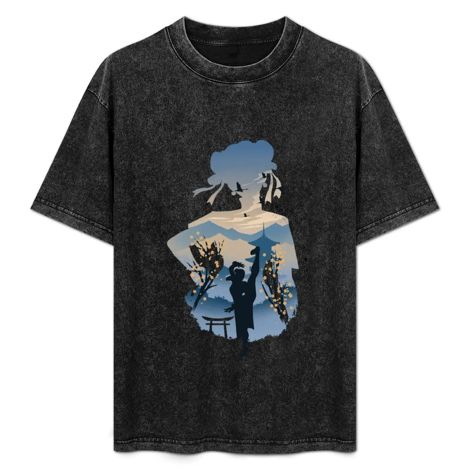 Fighter Chun Li T-Shirt Lightweight Gym Training T-Shirt