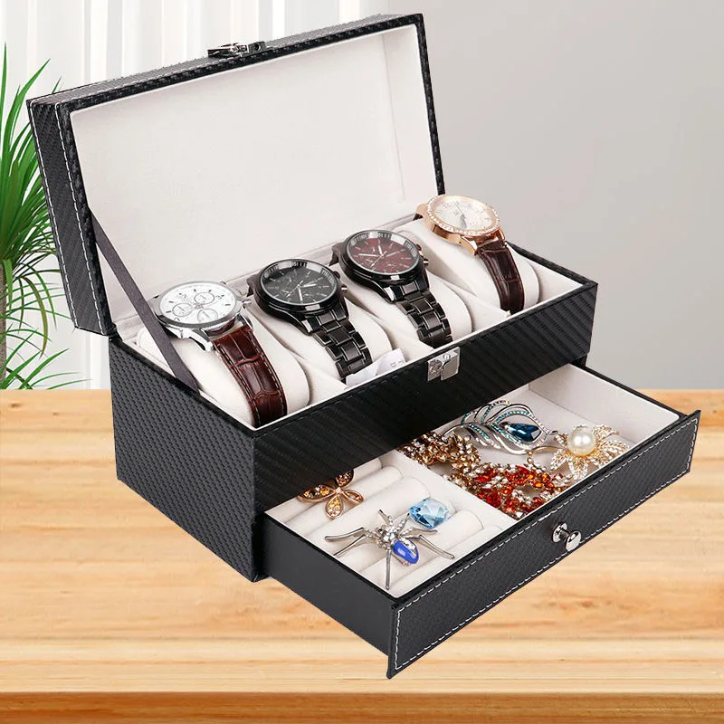 

Multi-Purpose Home Storage Box Small Objects Organizer Box Watch Storage Case Leather Gift Box Glasses Storage Box
