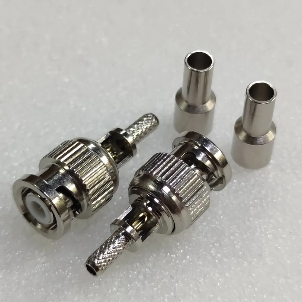 Mini BNC Connector Q6 Plug For Flaw Detector 1Pcs