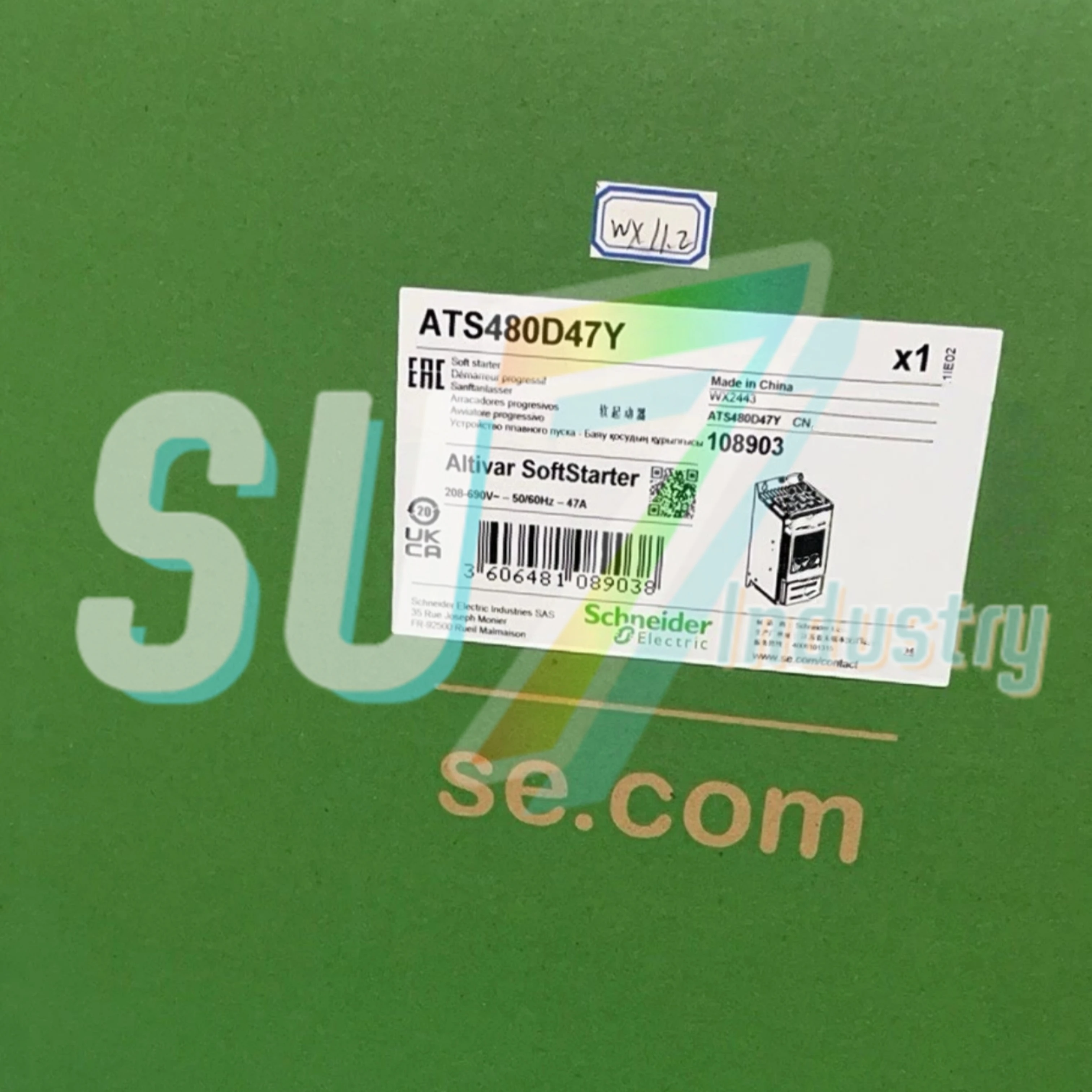 جديد الأصلي لينة كاتب ATS480D17Y 17A 7.5kW ATS480D22Y 22A 11kW ATS480D32Y 32A 15kW ATS480D38Y 38A 18.5kW #5