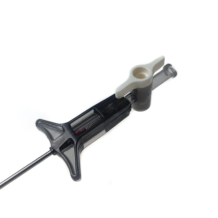 Rounded Obtutator Blind Insert Position Indicator and Insufrflation Luer-Lock Port
