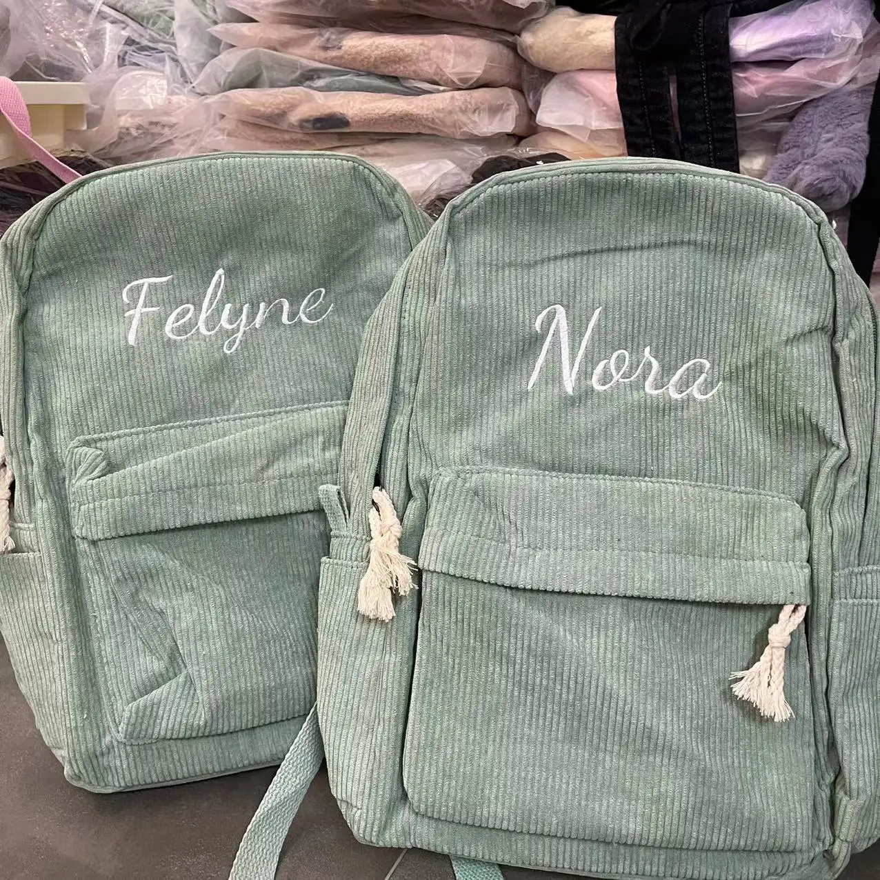 

Personalized Kids Backpack, Embroidered Corduroy Backpack,Back to School, Kid name backpack,school bag college,toddler,with name