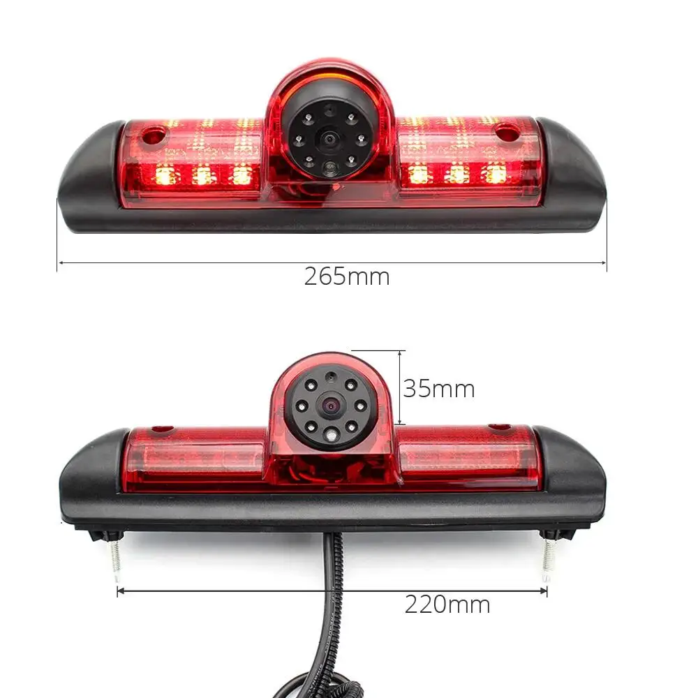 iPoster 5 Inch Car Rear View Mirror Monitor 1080P Brake Light IR Reversing Camera For Fiat Ducato Peugeot Boxer Citroen JUMPER