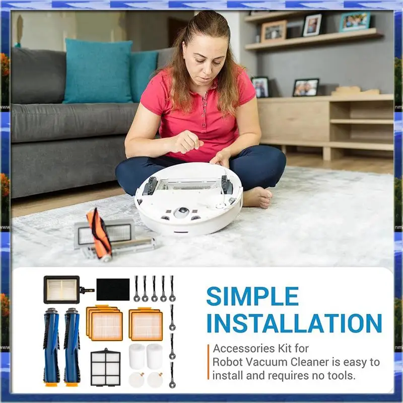 Die Für Shark AI AV2501S AV2501AE RV2502AE RV2520AOUS Roboter Staubsauger Roller Pinsel Seite Bürsten Filter Kit