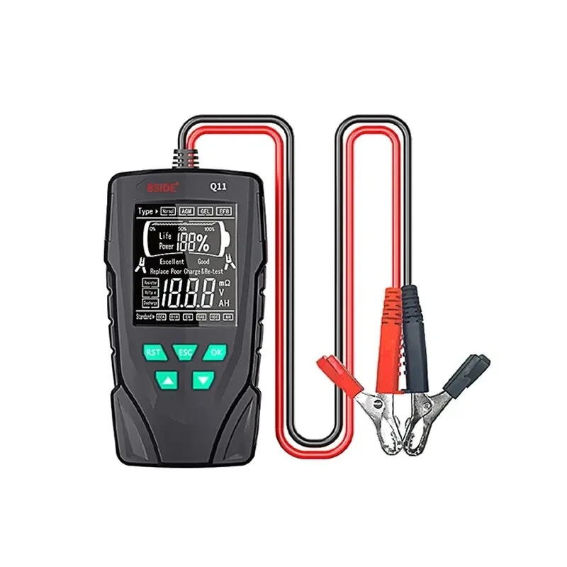 

BSIDE Q11 Automobile Battery Tester Electric Vehicle Battery Life Capacity Internal Resistance Tester