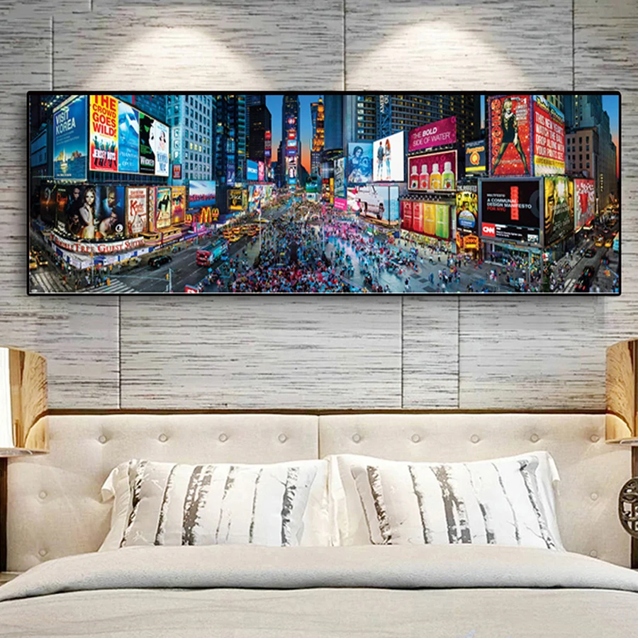 Diy New York Street Landscape Full Square Round Drill Diamond Embroidery City 5d Diamond Painting Home Decortion Gift