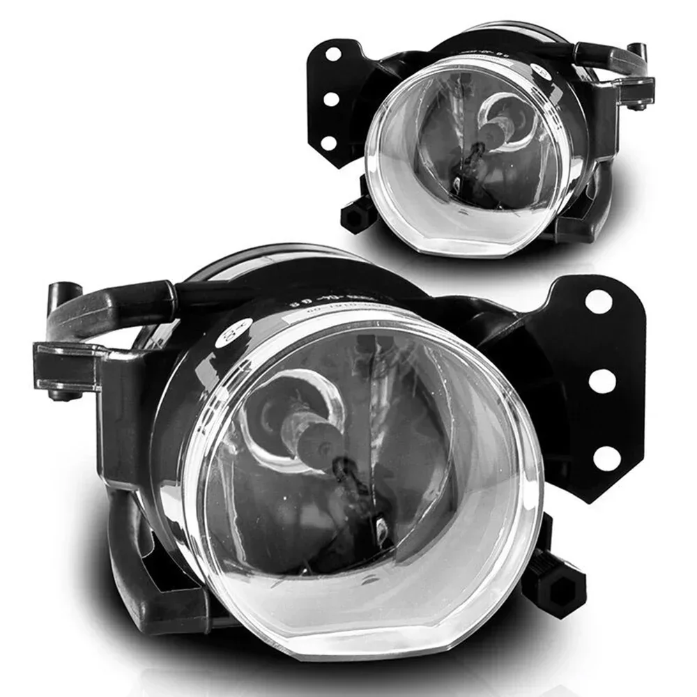 

Front Fog Lights Lamp Housing Lens Clear Auto Foglight Assembly for BMW 3 5 6 Series E60 E61 E90 E91 E63 E64 X3 E83