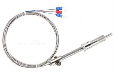 

PT100 type WRET-01 Pressure reed thermocouple temperature sensor -199 to 400 degree screw thread M12*1.5mm