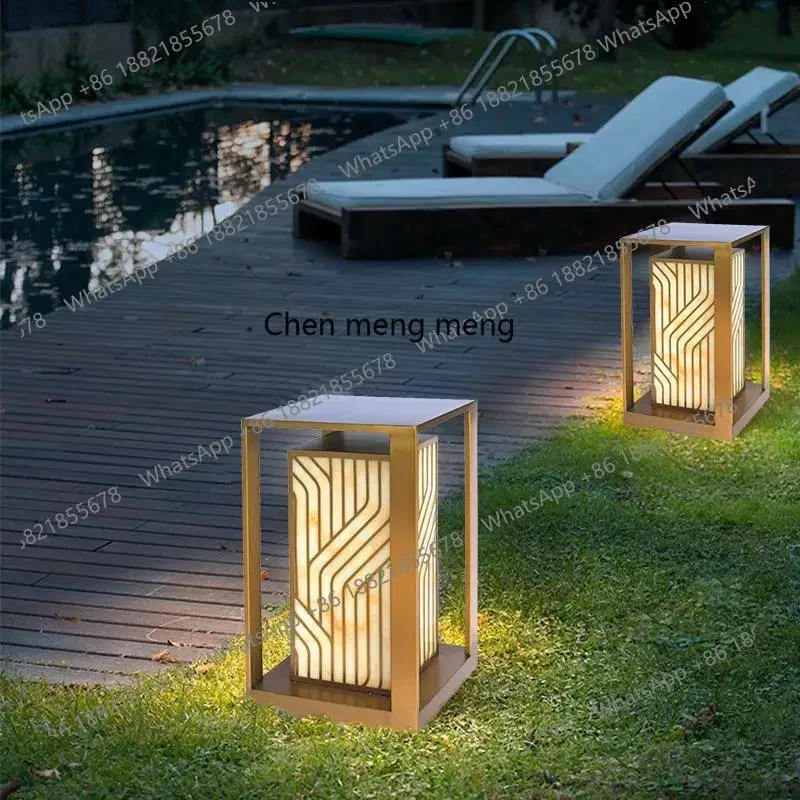 

New arrive New Chinese outdoor waterproof lawn light classical courtyard villa sales center park street light