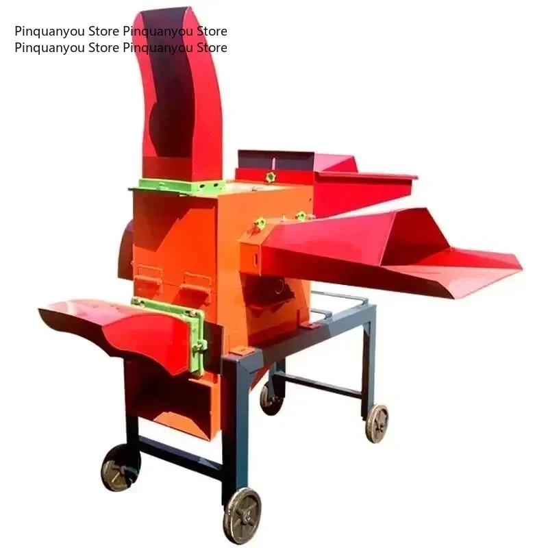 Wet & Dry Dual Use Hay Chaff Cutter Crop Straw Rubbing Filament Machine Forage Grass Crusher Livestock Feed Processing Farm Equ