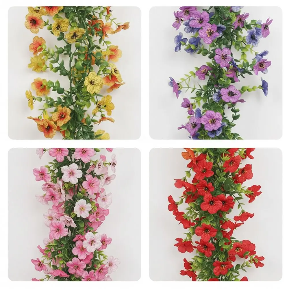 

Multicolor Artificial Violet Flower Vine 132 Flowers DIY Accessories Simulation Flower Garland Photo Props
