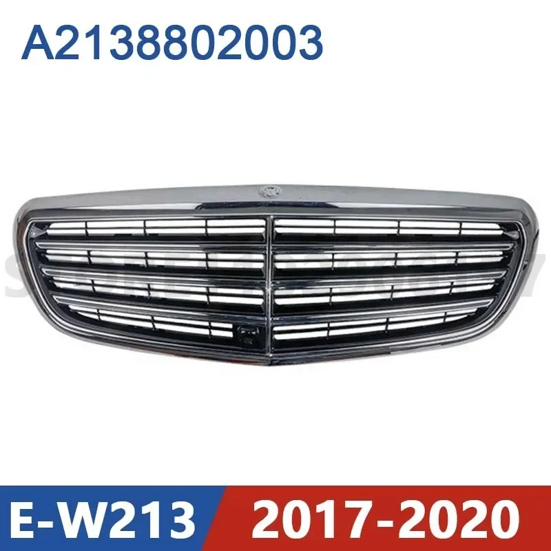 

for 2017-2020 W213 Mercedes Benz E180 E200 E220 E300 E320 E350 E400 E63 AMG Front Bumper Radiator Grill A2138802003 2138802003